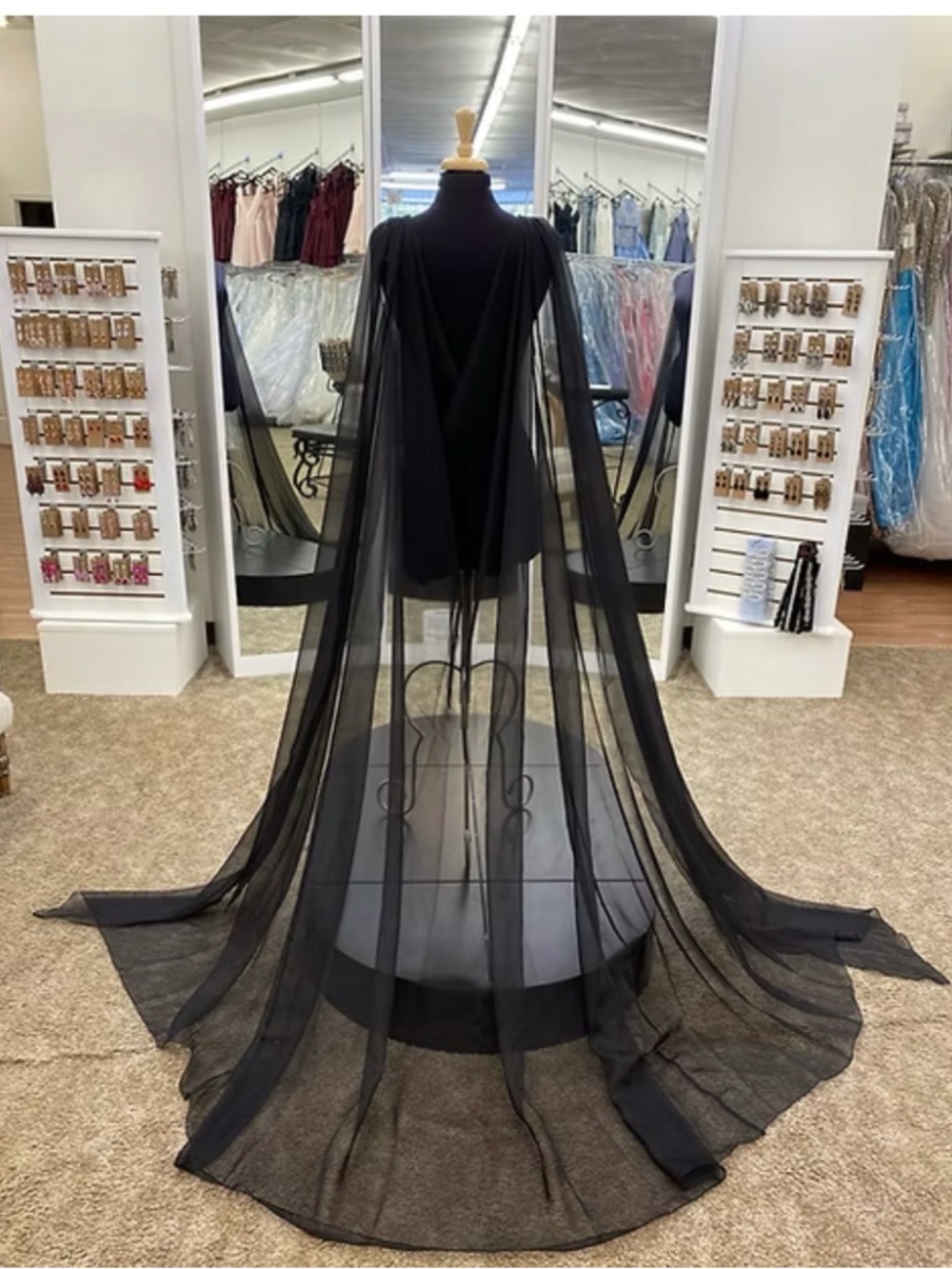 Ashley Lauren black cape- NWT